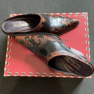 Donald J Pliner - Western Style Leather Mule